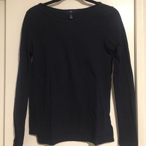 Gap navy long sleeve shirt